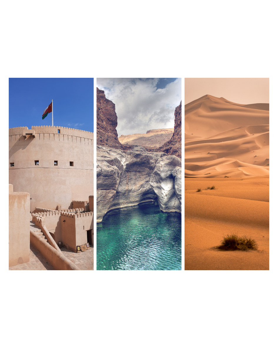 Muscat -Wadi bani Khalid -Desert Overnight- Nizwa Cultural Tour